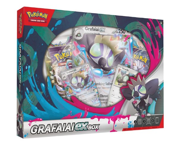 קלפי פוקימון מארז Pokémon Grafaiai EX Box