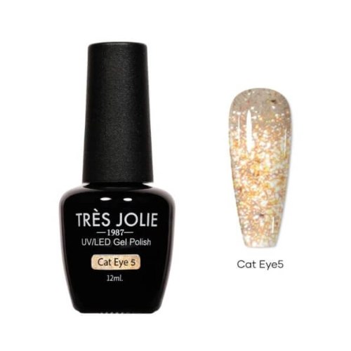 לק ג'ל עין החתול cat eye 5-tres jolie