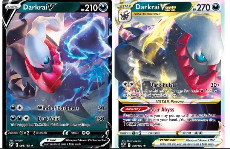 סט 3קלפים Darkrai V, Vstar