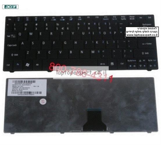 החלפת מקלדת למחשב נייד אייסר Acer 1830T ONE 521 721 Laptop Keybaord AEZA3R00010 , 9Z.N3C82.01D