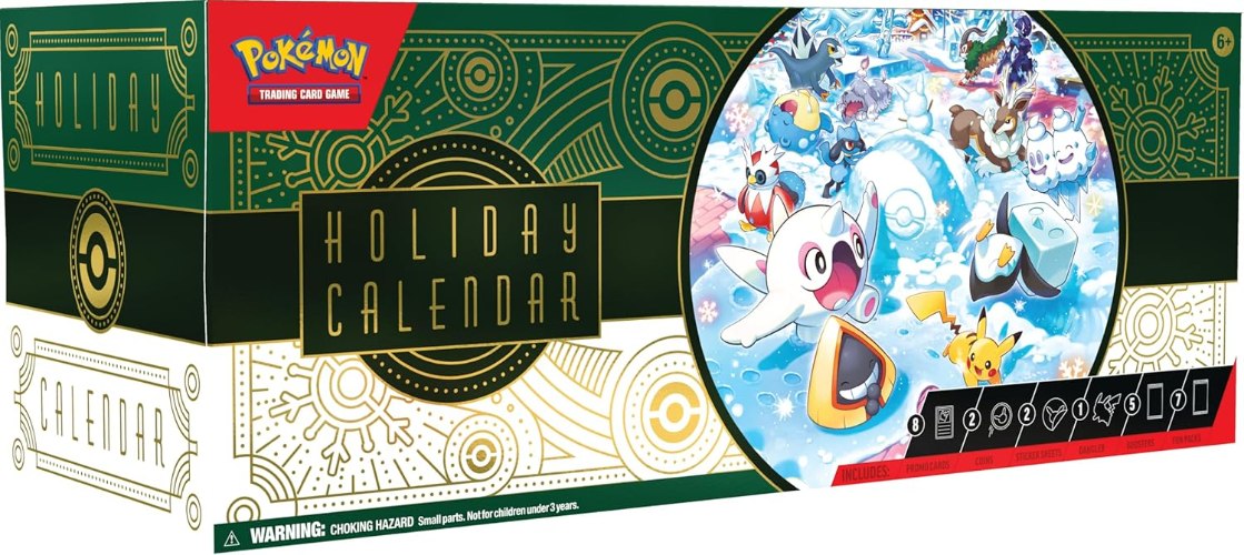 קלפי פוקימון מארז לוח שנה 2024 Pokémon TCG: Holiday Calendar