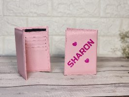 כיסוי דרכון עם שם
