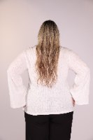 חולצת סריג לילו לבן
