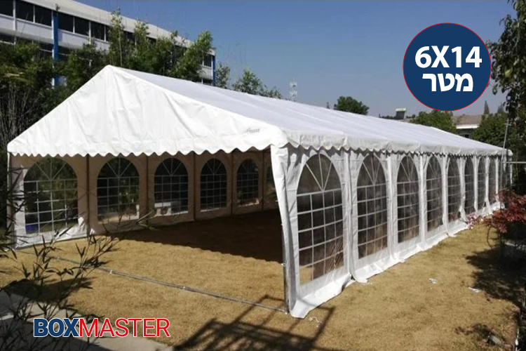 אוהל גדול למכירה לכל מטרה במידה 6X14 ענק במיוחד