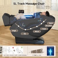 Side view highlighting ergonomic armrests and multi-zone massage capabilities