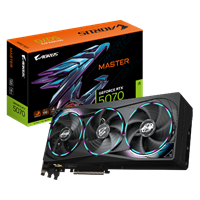 כ.מסך GIGABYTE AORUS GeForce RTX 5070 MASTER 12G