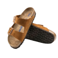 Birkenstock Arizona Camel Brown Suede - כפכפי בירקנשטוק