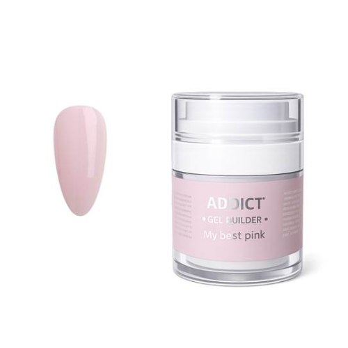 ADDICT ג'ל בנייה 30 מ"ל best pink