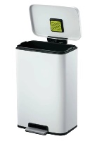פח רגלי בעיצוב יוקרתי Eko Madison 50L – אידיאלי למטבח
