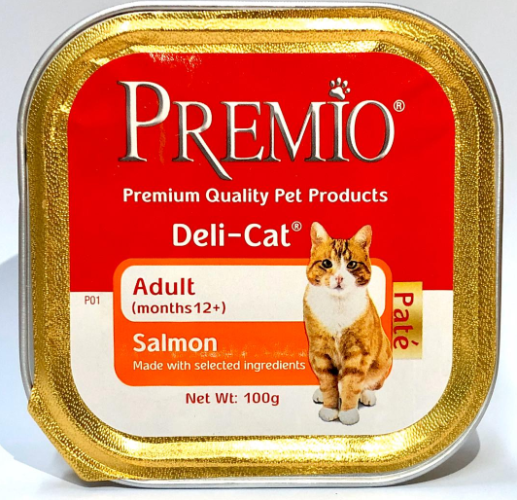 פרמיו מעדן פטה סלמון 100 גרם לחתול