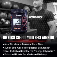 תוסף קדם אימון כשר BASE Nutrabio- נוטרביו בייס - Nutrabio BASE פרה וורקאאוט