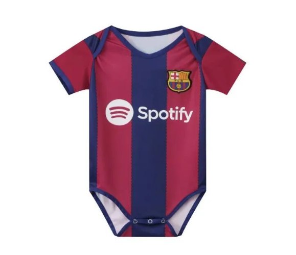חליפת תינוק כדורגל ברצלונה בית