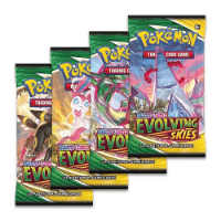 Pokemon TCG: SWSH07 Evolving Skies Booster pack קלפי פוקימון TCG מקוריים חבילת בוסטר אבולבין סקיי