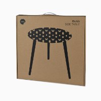 שולחן חיפושיות ופרפרים 40 ס"מ Bugs - שחור