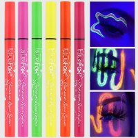 סט 6 עטי איילינר וציור גוף זוהרים ב-UV ועמידים למים מבית Bluefox