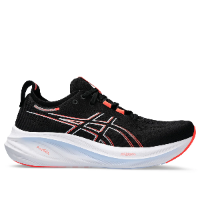 ASICS GEL NIMBUS 26 MEN BLACK TRUE RED ג'ל נימבוס 26 לגברים שחור משולב אדום