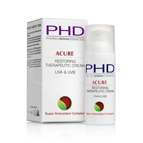 קרם לחות טיפולי משקם PHD- Acure Therapeutic Cream UVA&UVB