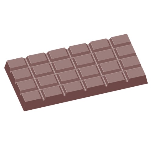 תבנית פוליקרבונט טבלת שוקולד 1588
