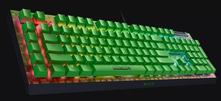 מקלדת מכנית Razer BlackWidow V4 X Minecraft Edition עם RGB ו-6 מקשי מאקרו – תמונה 4