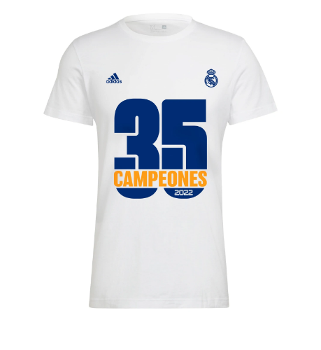 חולצת T ריאל מדריד - Campeones 35 מהדורה מוגבלת!