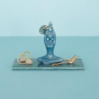 ארגונית פורצלן לטבעות ותכשיטים יוגה  Asana - מארז לא מושלם