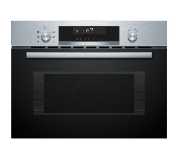 תנור בנוי משולב מיקרוגל נירוסה BOSCH בוש דגם CMA585GS1