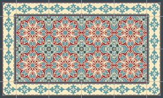 שטיח פי.וי.סי אליזבת TIVA DESIGN קיים בגדלים שונים