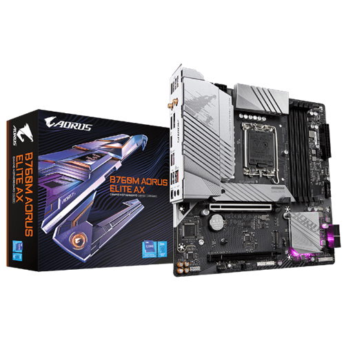 לוח Gigabyte B760M AORUS ELITE AX 1.1 DDR5 Micro-ATX WIFI