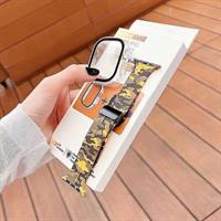 רצועת גומי קרבית משולבת מגן היקפי ל- Apple Watch 7/8/9 בקוטר 45mm