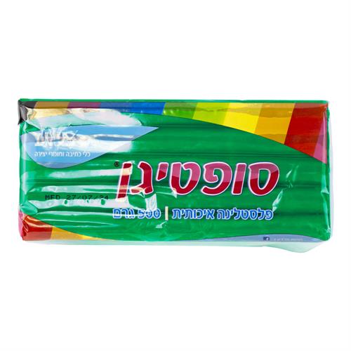 פלסטלינה איכותית 500 גרם ירוק כהה - סופטיגן