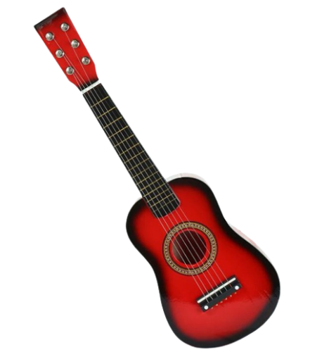 גיטרה מעץ לילדים גודל 57 ס''מ- מגוון צבעים