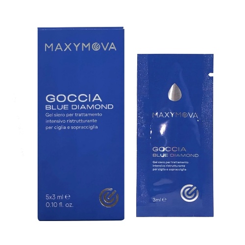 Maxymova guccia blue dimond בוטוקס לריסים ולגבות- 5 שקיות של 3ml