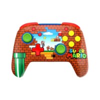 בקר גיימינג אלחוטי Turtle Beach Rematch Wireless Controller Mario Bricks for Nintendo Switch – מציג עיטור לבני מריו צבעוני