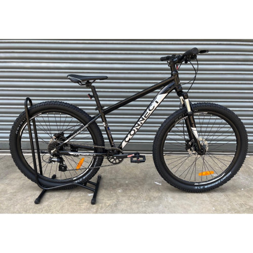 אופניים מידה 26" פרימיום שלדת אלומניום 8 הילוכים בצבע שחור - CONNECT PREMIUM