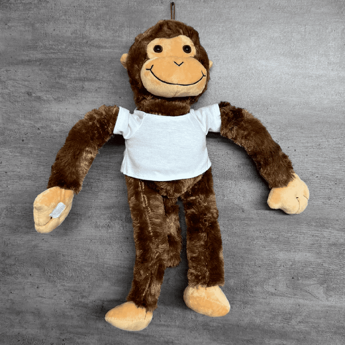 קוף עם חולצה להדפסה  40 סמ