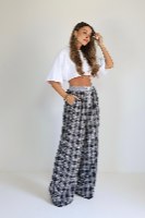 מכנס משבצות talia