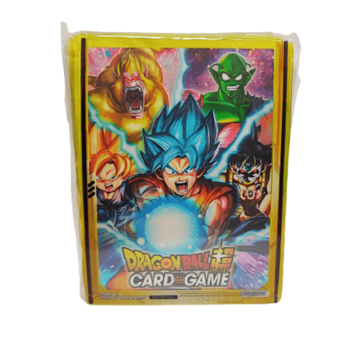 DragonBall TCG- Ultra Pro Deck Protector Sleeves Goku 60ct סליבים של דרגון-בול בעיצוב גוקו מוזהב