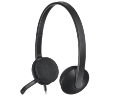 אוזניות Logitech USB Headset H340 With Microphone