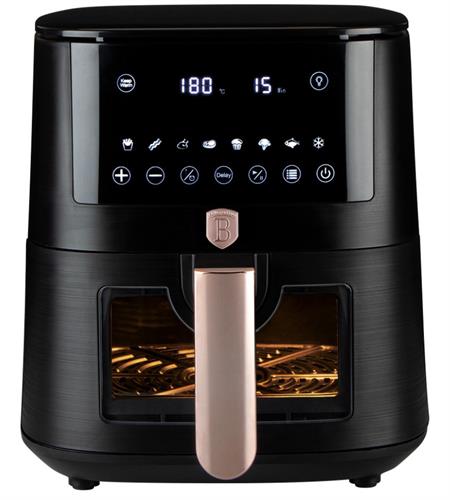 סיר טיגון ללא שמן 8 ליטר מבית ברלינגר האוס Berlinger Haus Black Rose BH-9604