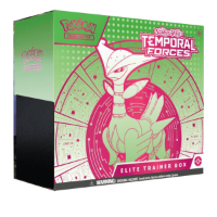 Pokemon TCG: Scarlet & Violet 5 Temporal Forces Iron Leaves ETB Box קלפי פוקימון מקוריים אליט טריינר