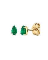 Monica Earrings Gold Green