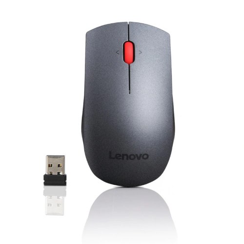 עכבר אלחוטי Lenovo 700 - כסף/אדום