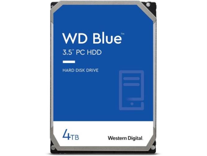 דיסק קשיח פנימי 3.5 Western Digital Blue 4TB SATA6 Gb/s 256MB