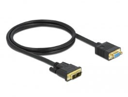 כבל מאריך Delock Cable DVI 12+5 Male To VGA Female 5 m