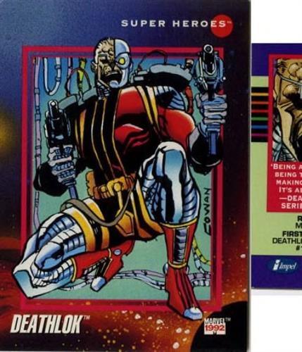 קלף בודד מארוול marvel - deathlok - Universe Series 3 - 45