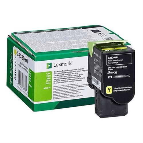 LEXMARK C/MC2425 Yellow Toner Yield Value:1K
