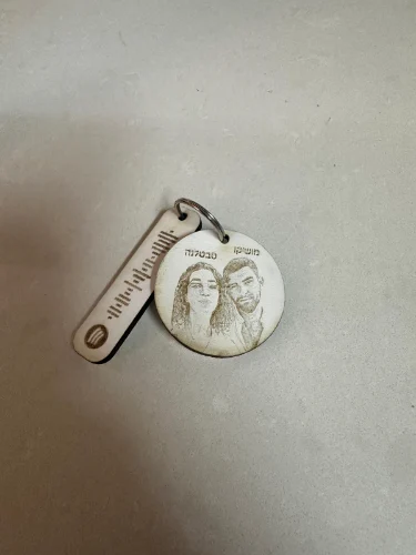 מחזיק מפתחות תמונה + שיר מספוטפי