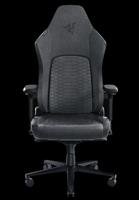 מבט על כיסא בד אפור Razer Iskur V2 עם עיצוב יוקרתי לחלל עבודה מודרני
