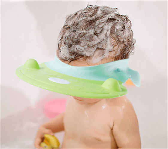 כובע מקלחת | כובע מקלחת בצורת מצחייה לקטנטנים | מונע חדירת מים/סבון לעיניים S-free