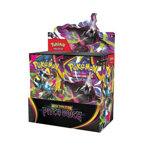 פוקימון TCG Mega Evolution: Pitch Black – קופסת בוסטר (Booster Box) | 36 חפיסות הרחבה